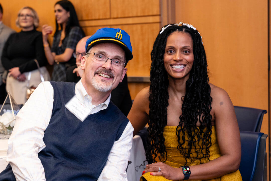 Professor Samuel Donaldson and Dean Courtney Anderson gave their support to the 2026 PILA Auction.