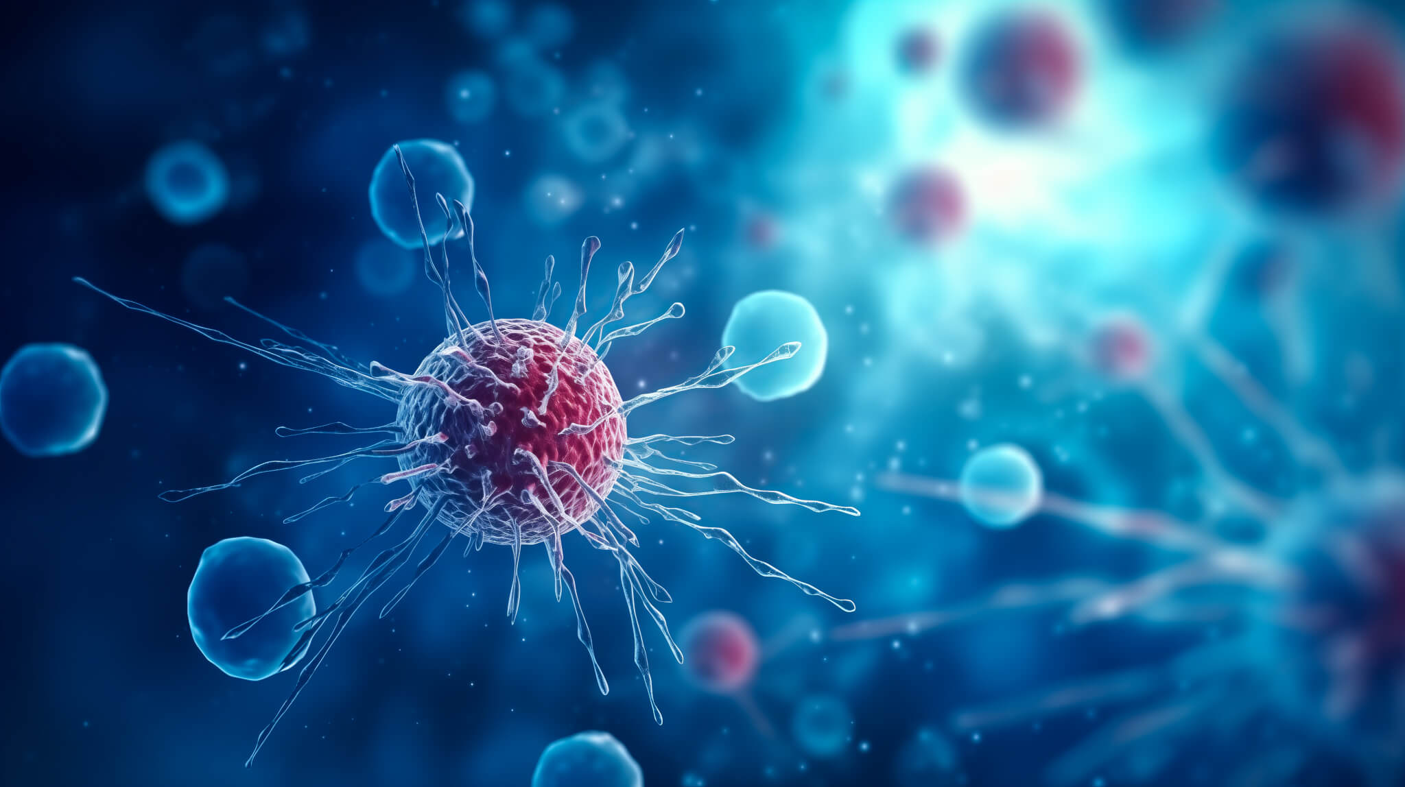 Stock photo of cancer cells