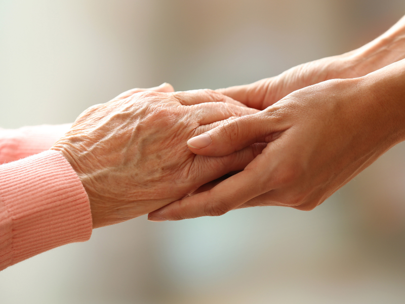 hands holding