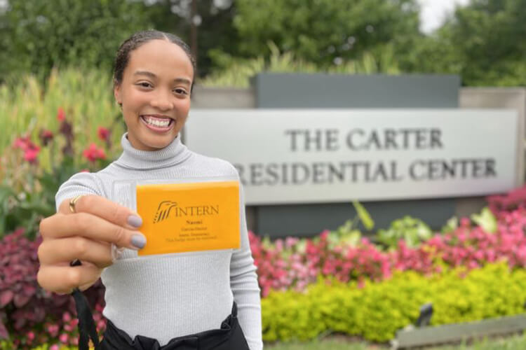 Garcia-Hector interned at The Carter Presidential Center from August 2024 to May 2025.