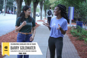 Two Honors College Students Selected for Prestigious Goldwater Scholarship