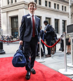 Max Graves on the street in New York City.