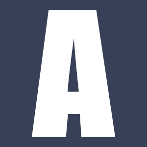 drop cap of the letter A