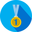 first place medal icon