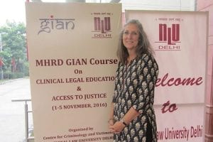 Bliss Teaches Importance of Clinical Legal Education and Access to Justice in India
