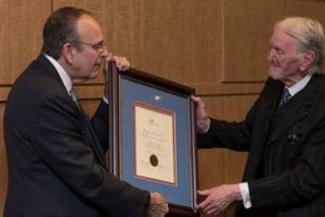 Honoring a Legal Legend, Cook, with the Ben F. Johnson Award