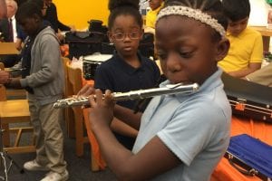 Slater Elementary School Students Hit High Notes With Brand New Instruments From College Of The Arts