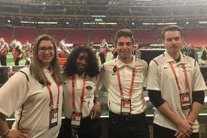 CEHD Students, Faculty Promote Green Initiatives During 2018 National Football Championship