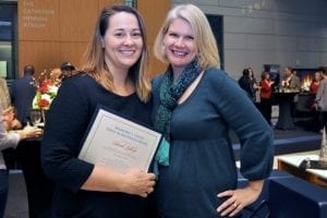 Lathrop (J.D. '13) Recognized for Exceptional Service to College