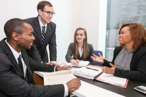 Lester Training Volunteers for United Way Tax Program