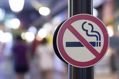 Photo of no smoking sign