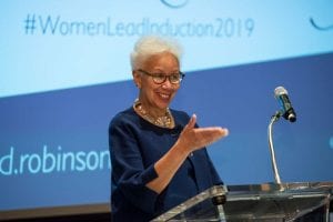 Alumna Veronica Biggins Inspires WomenLead Students and Alumni to “Own Your Leadership”