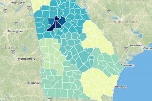 Access To Justice Map Underscores Disparities In Legal Access In Georgia