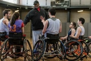 On A Roll: Perimeter Rec Specialist Coaches Wheelchair Basketball