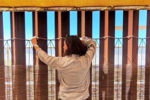 Walk the Line: MFA Jack Michael Weaves Large-Scale, Trans-National Installation on U.S.-Mexico Border