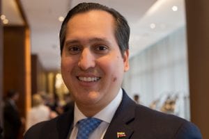 Claudio Sandoval works to bring democracy to Venezuela
