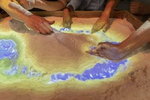 Perimeter Students Play in Sand to Explore Geology