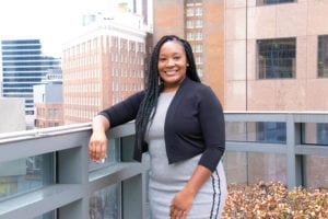 Racquel McGee prepares to make her mark