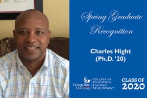 Graduate Highlight: Charles Hight (Ph.D. ’20)