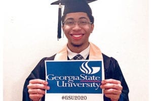 David Gaines, 16, is Youngest 2020 Graduate
