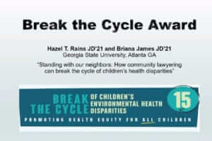 Students Win Award at Children’s Environmental Health Disparities Conference