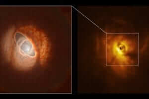 Astronomers Discover a Warped Planet-Forming Disk Torn Apart by Stars