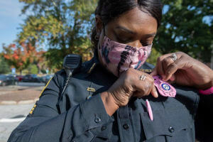 Badges Go Pink, Thanks To Police Sergeant’s Advocacy