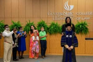 Georgia State Law class of 2021 celebrated with personal hooding ceremonies