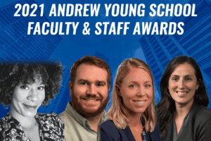 Andrew Young School Names Two Recipients Each to Early Career and Staff Excellence Awards, A First