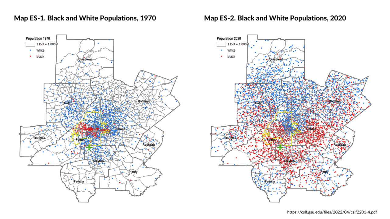 Georgia State University Research Finds Residential Segregation Easing ...