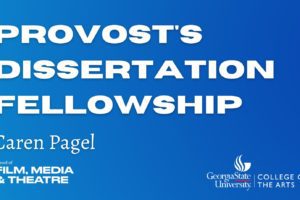 Ph.D. Candidate Caren Pagel Receives the Provost’s Dissertation Fellowship