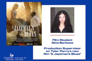 Film Student Gina Barboza Gets Behind-the-Scenes on Tyler Perry's "A Jazzman's Blues"