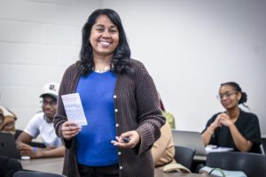 Civic Engagement Award Recipient Dennise Turner Brings Current Events Alive