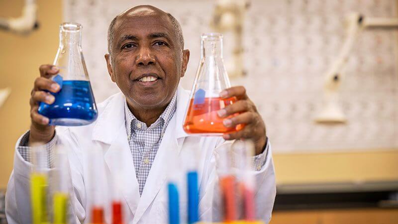 Paulos Yohannes, Ph.D., long-time Perimeter College donor