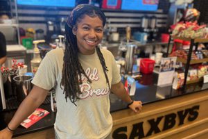 Entrepreneurship Major Runs Campus Cafe as Part of Saxbys Partnership