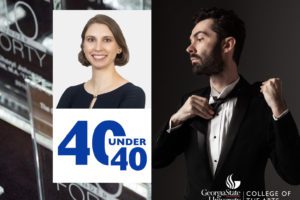 College of the Arts Alumni John Irvin and Brittanie Browning Named to the 40 Under 40 Class of 2024