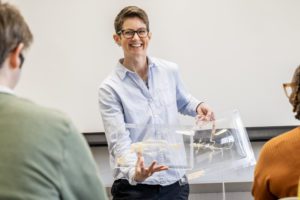 Outdoor Campus 'Labs' Provide Great Resource for Outstanding Senior Faculty Award Winner Kimmy Kellett