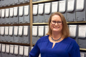 Christina Zamon, head of Special Collections and Archives, to Be Inducted as Fellow of the Society of American Archivists