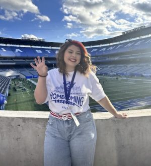Photo of Grace Danemport at Center Parc Stadium.