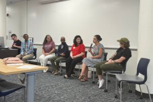GaLEND panel with six alumni