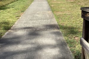 Ocmulgee Exterior paved path.