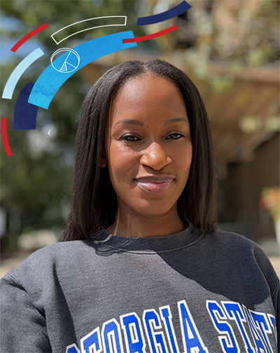 B.B.A. in computer information systems student Jasmine Knight