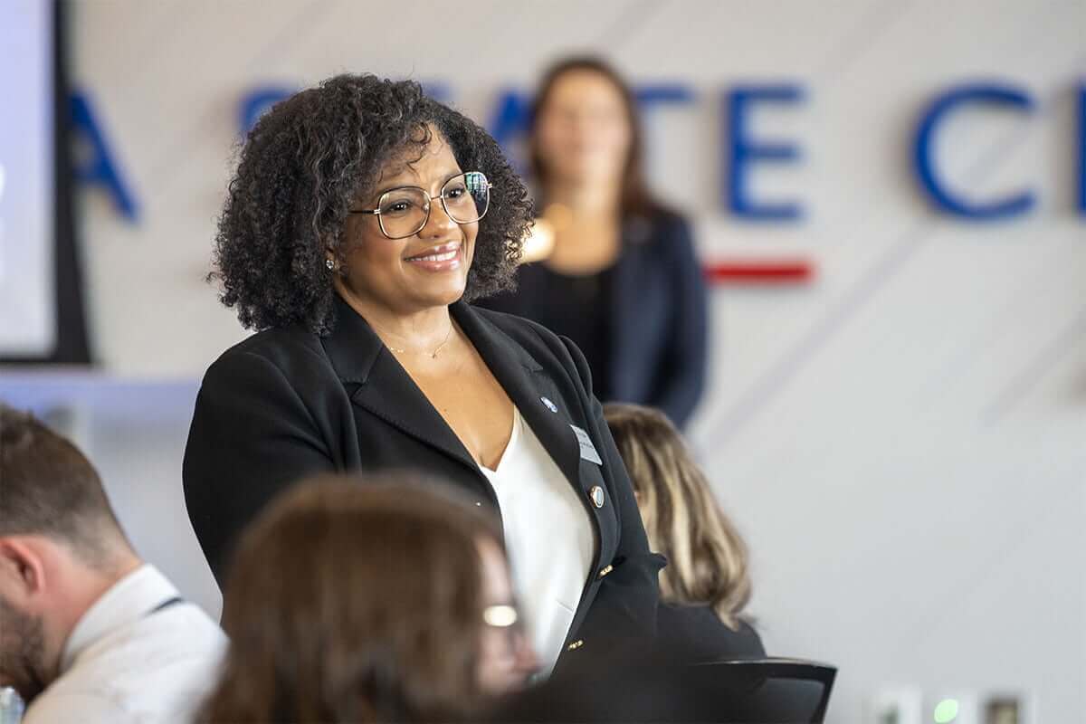 Photo of Nicolle Parsons-Pollard at an event.
