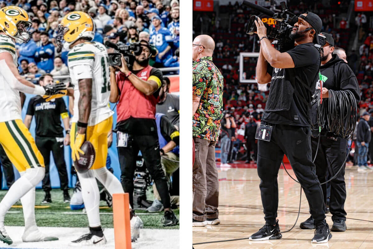 Photos of Corey Alberty on the field and on the court