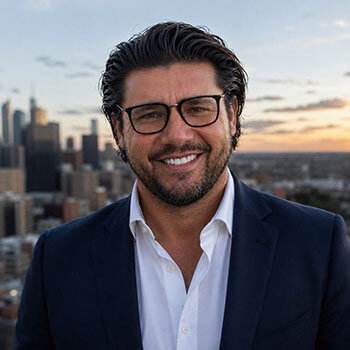 headshot of M.S. in Artificial Intelligence and Business Transformation student Colin J.M. White