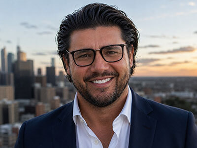 headshot of M.S. in Artificial Intelligence and Business Transformation student Colin J.M. White